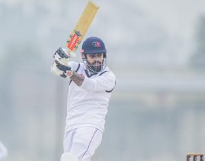 जय ट्रफी : ढिला गरी सुरू भएको पहिलो दिन पुलिसले गुमायो २ विकेट, भुर्तेलको अर्धशतक