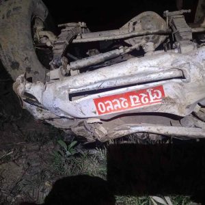 अर्घाखाँचीको मालारानीमा सिङ्गल क्याव दुर्घटना २ जना युवाको मृत्यु र २ घाइते