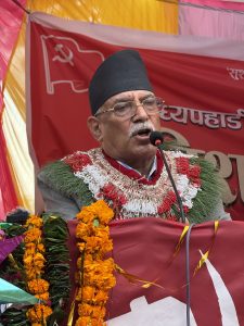 अलपत्र परेको मध्यपहाडी भेरी पुल निर्माणमा सदन सडक दुबै ठाउँबाट दबाब दिने पुर्व प्रधानमन्त्री  प्रचण्ड!